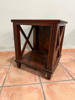 Juego de 2 mesas auxiliares de madera
