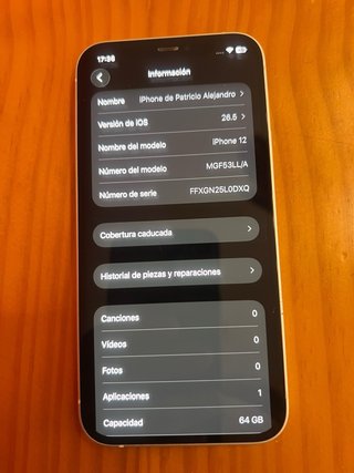 iPhone 12 Plata