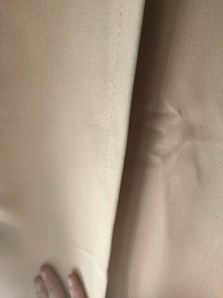 Cortinas Opacas MIULEE Beige 245x140 RIEL/Barra
