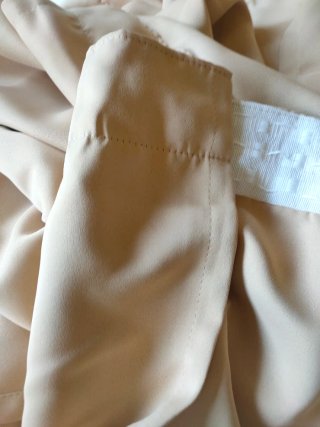 Cortinas Opacas MIULEE Beige 245x140 RIEL/Barra
