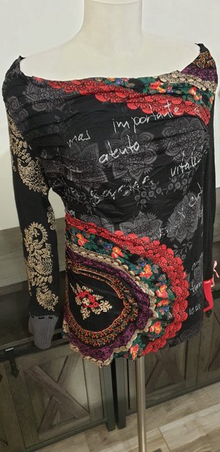 Maglia Desigual spalle scoperte taglia L