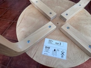 Taburete Ikea FROSTA Madera precio unidad.