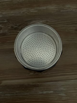 Cafetera italiana negra