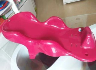 Bañera Tumbona Bebé Rosa