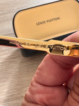Gafas de Sol Louis Vuitton Negras y Doradas