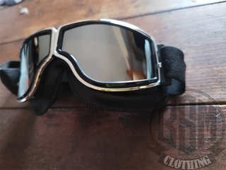 Occhialoni da moto lenti a specchio