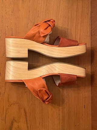 HANNIBAL LAGUNA - Sandalias cuña madera 36