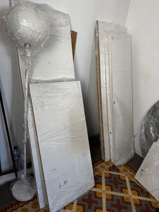 Armario IKEA KLEPPSTAD 3 puertas blanco
