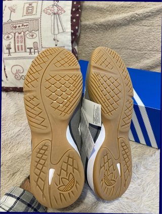 Zapatillas Adidas Gazelle Talla 41 Gris Blanco