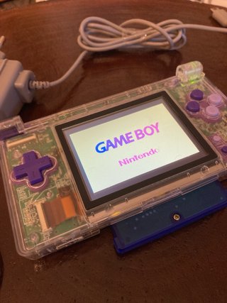 Nintendo DS Lite Macro Transparente + GBA Zafiro