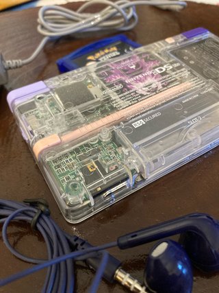 Nintendo DS Lite Macro Transparente + GBA Zafiro