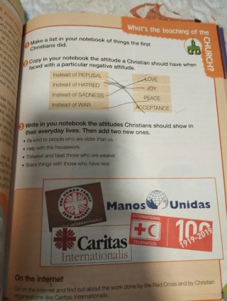Libro Catholic Religión 3° primaria Nehorah