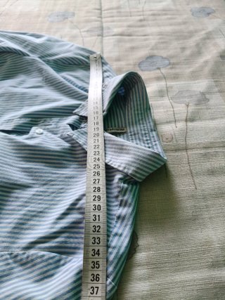Blusa Stradivarius Rayas Azul y Blanco
