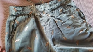 Pantaloni bambina fantasia ananas 7 anni