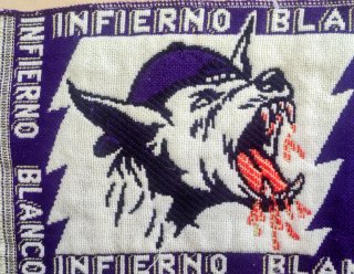 Bufandas Real Madrid Infierno Blanco Ultra Sur
