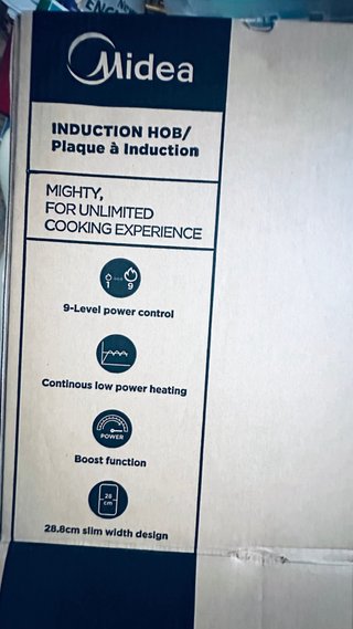 Placa Inducción Midea 2 fuegos