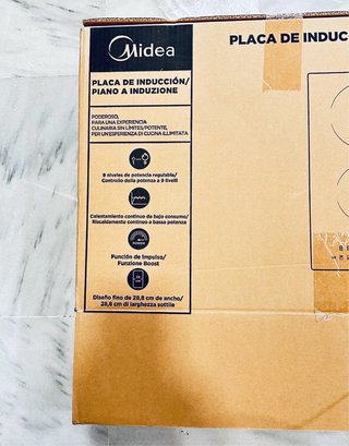 Placa Inducción Midea 2 fuegos