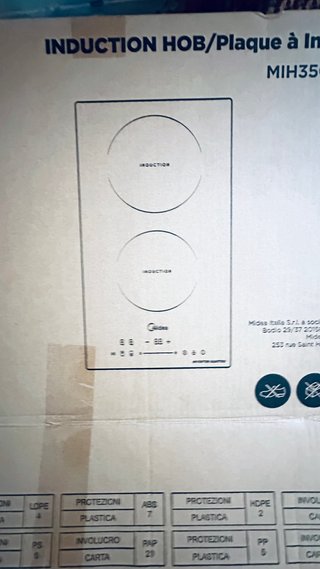 Placa Inducción Midea 2 fuegos