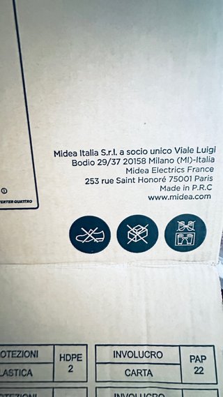Placa Inducción Midea 2 fuegos