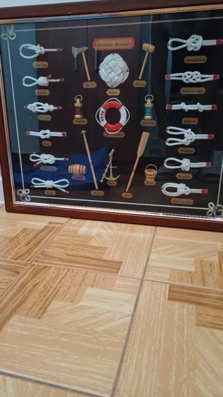 Cuadro Artesanía Marinera Nudos Marinos