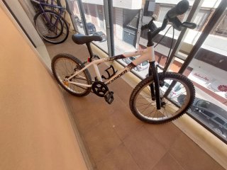 Bicicleta Infantil Rockrider Blanca