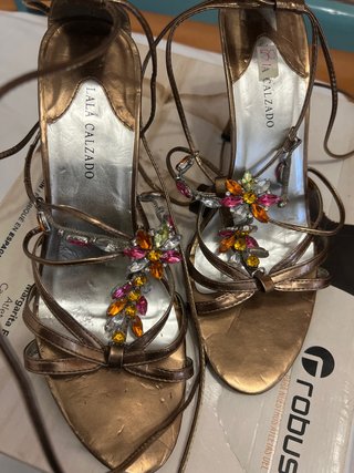Sandalias Pia Calzado Talla 38 Joyas Multicolor