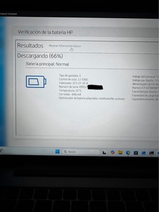 HP core ultra 5/ 16gb ram / 256gb ssd / como nuevo