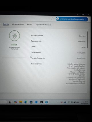 HP core ultra 5/ 16gb ram / 256gb ssd / como nuevo