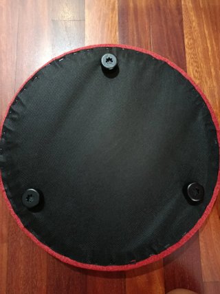 Puff Reposapiés Rojo Ikea