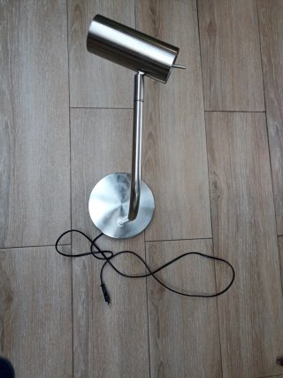 Lámpara LED Escritorio Metálica Plata