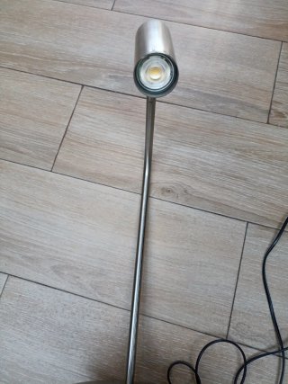 Lámpara LED Escritorio Metálica Plata