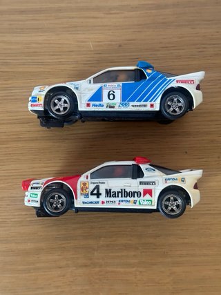 Lote 2 coches Ford RS 200 Scalextric Exin