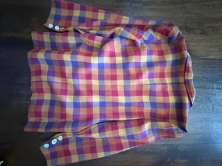 Chaqueta Zara cuadros multicolor verano