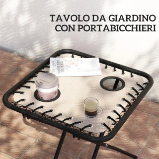Set 2 Sedie Sdraio a Gravità Zero Pieghevoli Beige
