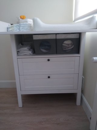 Cambiador IKEA SUNDVIK + Colchoneta VÄDRA
