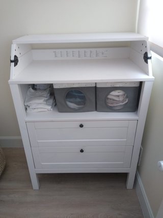 Cambiador IKEA SUNDVIK + Colchoneta VÄDRA