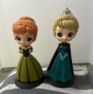 Figuras Qposket Frozen Anna Elsa