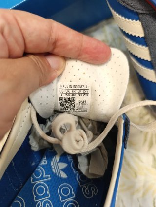 Zapatillas Adidas Mujer Azul y Blanco 38-2/3