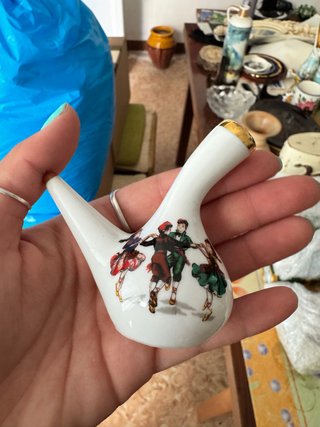 Figura de porcelana con baile