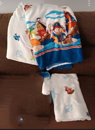 Juego de sábanas y funda de almohada infantil