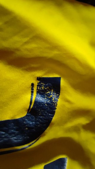Maglia calcio LEGEA a strisce gialle e blu