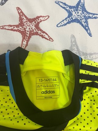 Camiseta Fútbol Adidas Amarilla Negra Talla M