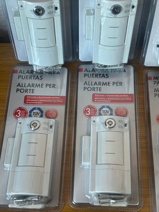 Lote 7 alarmas puerta/ventana + interruptor