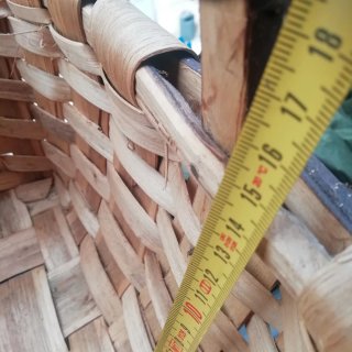 Cesta artesanal mimbre (avellano)  Regalo cestilo