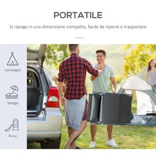 Sdraio Giardino Pieghevole Reclinabile 7 Livelli