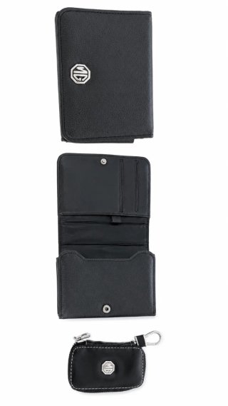 Carpeta y Llavero MG Negro