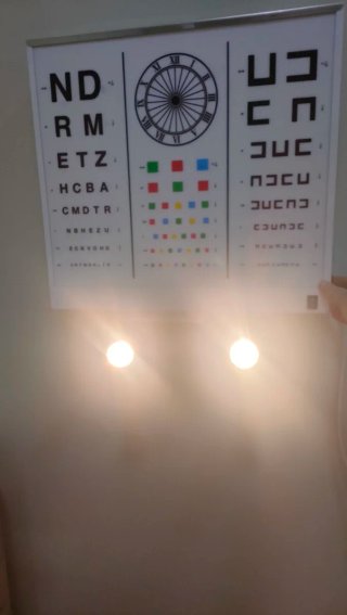 Optotipo Retroiluminado Oftalmología