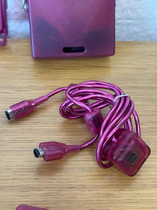Lote Accesorios Game Boy Advance SP Rosa