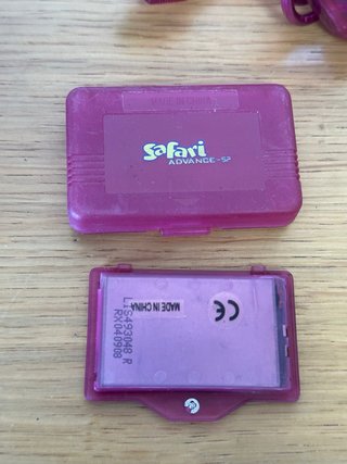 Lote Accesorios Game Boy Advance SP Rosa