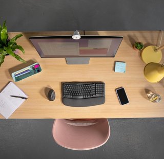 Ratón vertical Logitech Lift para zurdos (gris)